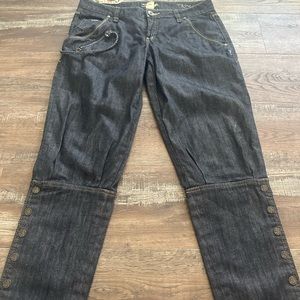 Silver “Trina” y2k jeans